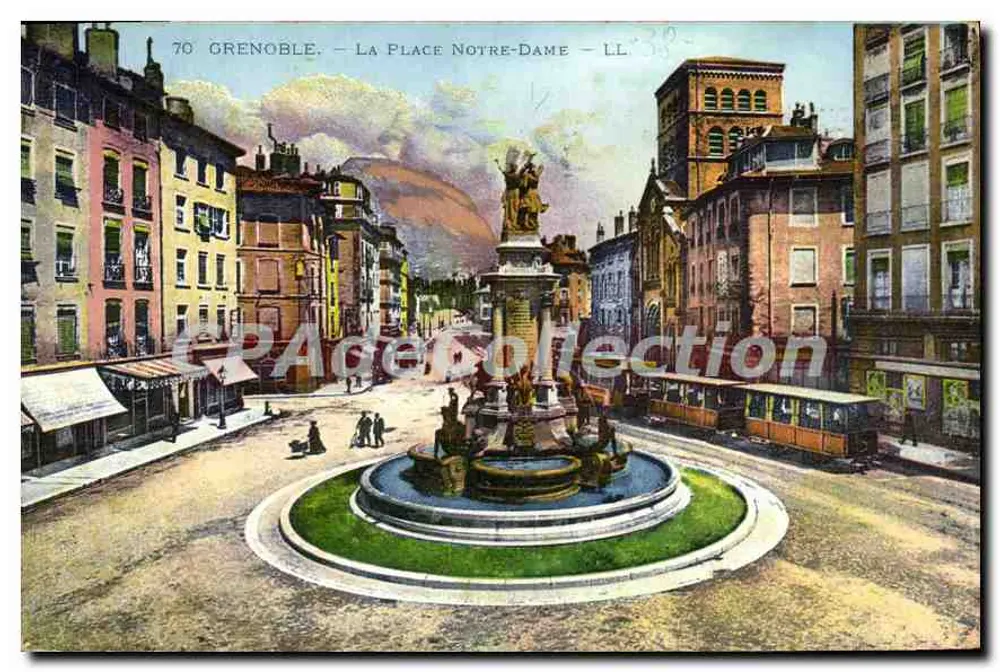 Grenoble — Plac Notre-Dame — LL 70 - Awers
