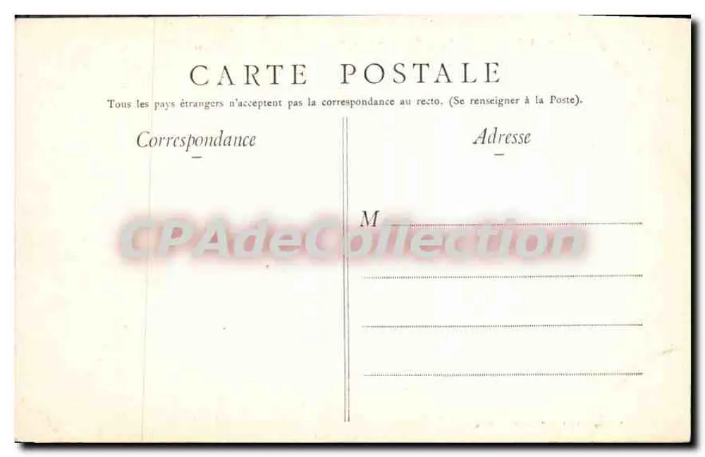 Grenoble — Stadtpark und Terrassen — Sonderausgabe « Paris-Grenoble » - Rückseite