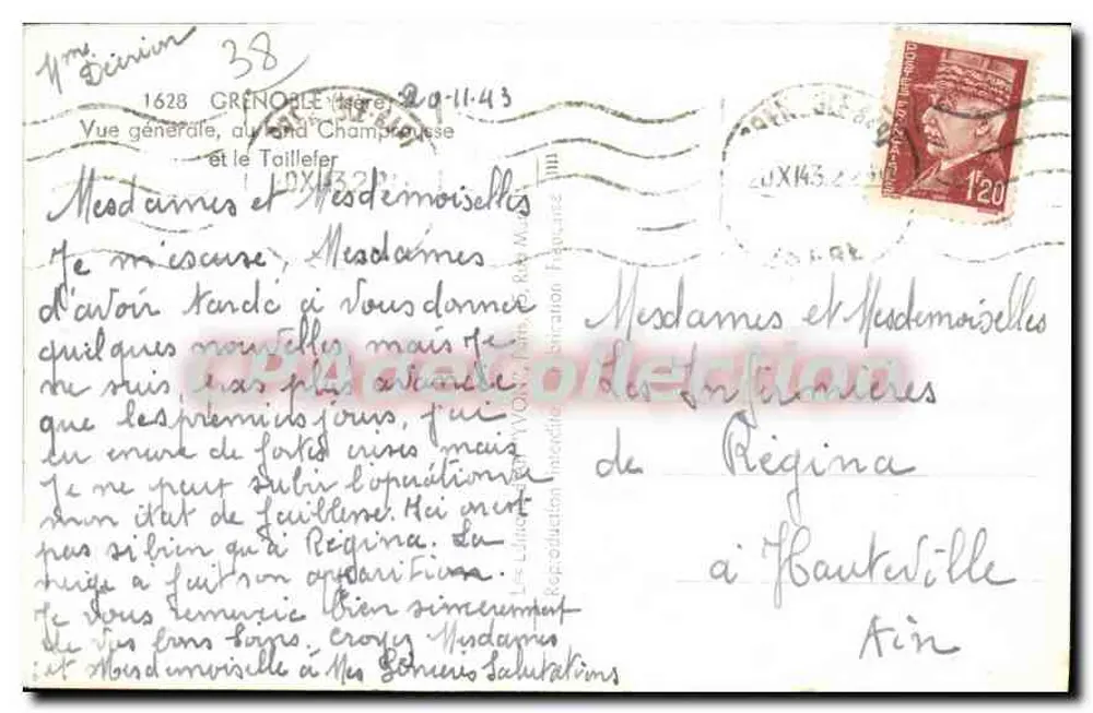 Grenoble — allgemeiner Blick und der Toitilfefer — Yvory - Rückseite