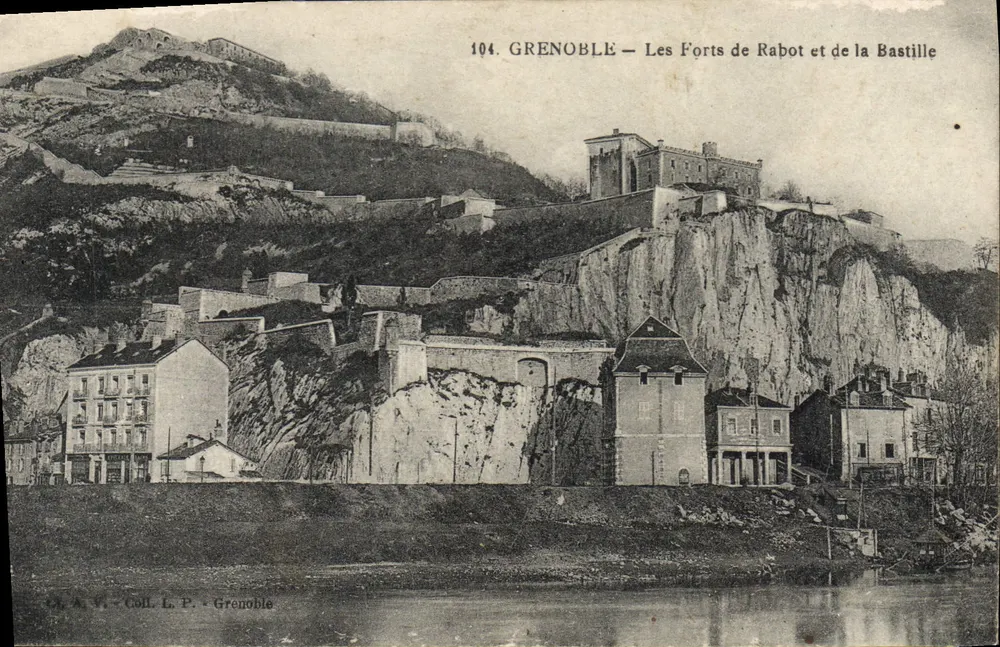 Grenoble — Die Festungen Rabot und Bastille — Coll. L.P. — n° 104 - Vorderseite