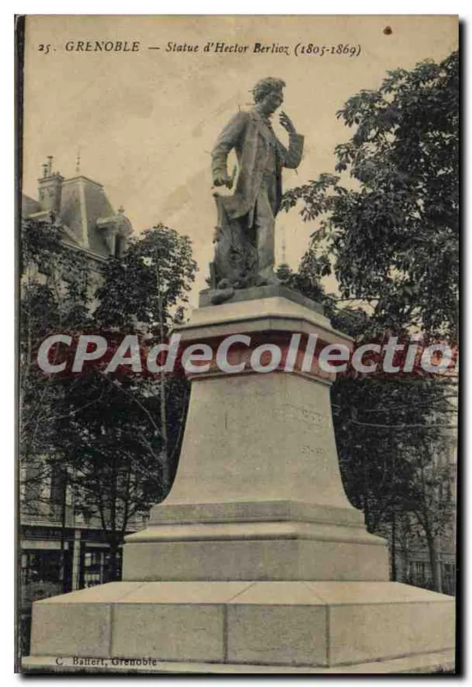Grenoble — Estátua de Hector Berlioz (1805-1869) — C. Baffert, Grenoble - Frente