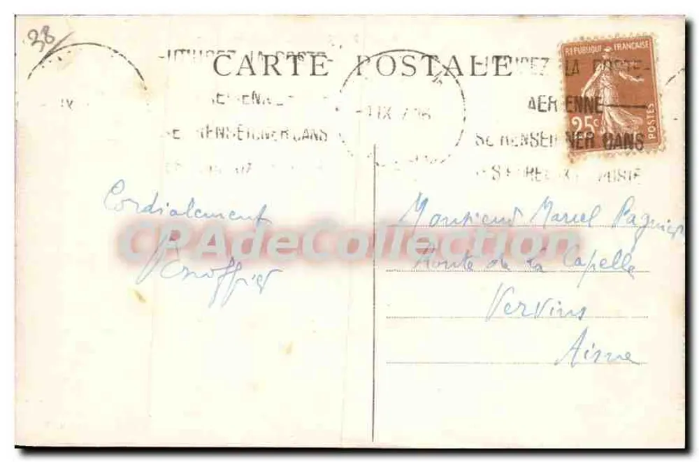 Grenoble — Alte St.-Laurent-Tür und die Kirche — CI. A. V. n°0145 - Rückseite