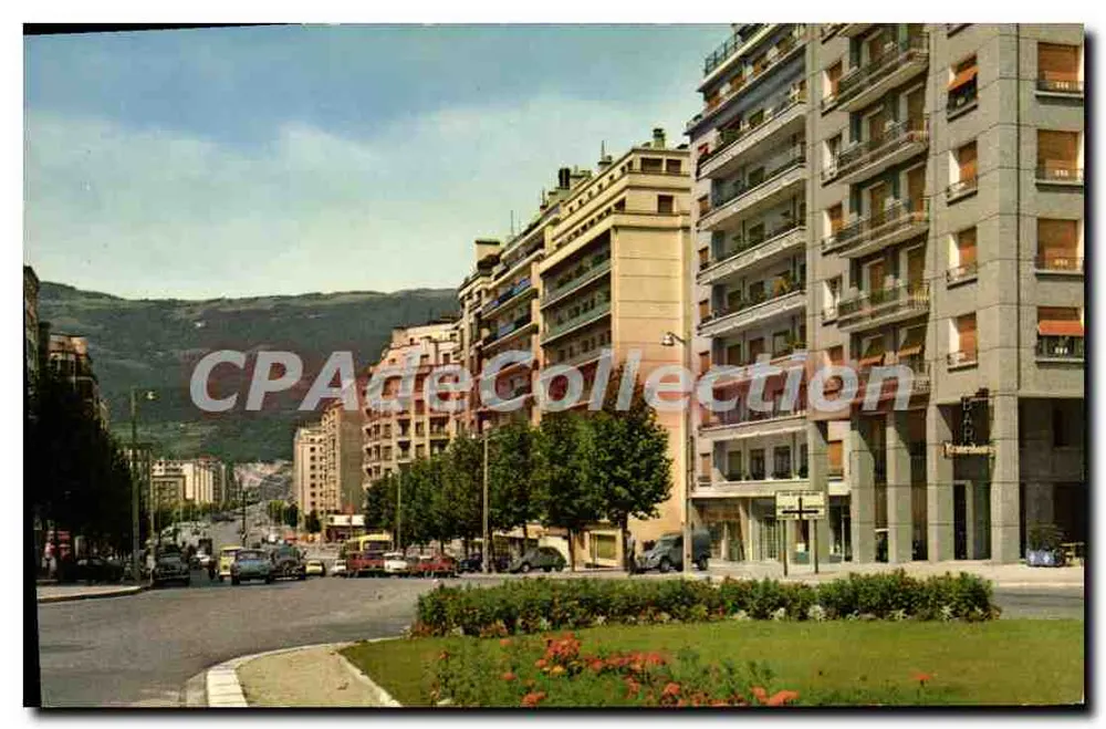 Grenoble — Boulevard Maréchal-Foch — Die Alpen in natürlichen Farben - Vorderseite