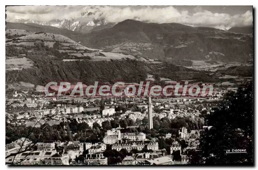 Grenoble — Vista geral. A Torre (87 m.) — A Cegonha - Frente