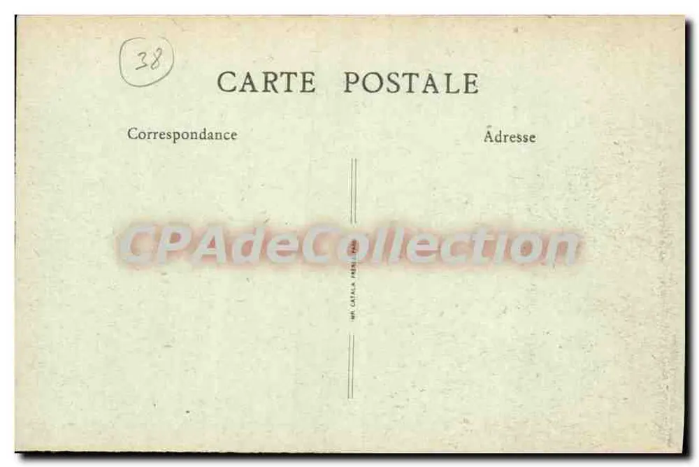 Grenoble - Allgemeiner Blick - Sainte-Marie d'en haut und die Alpen — B. F. O. — Nr. 64 - Rückseite