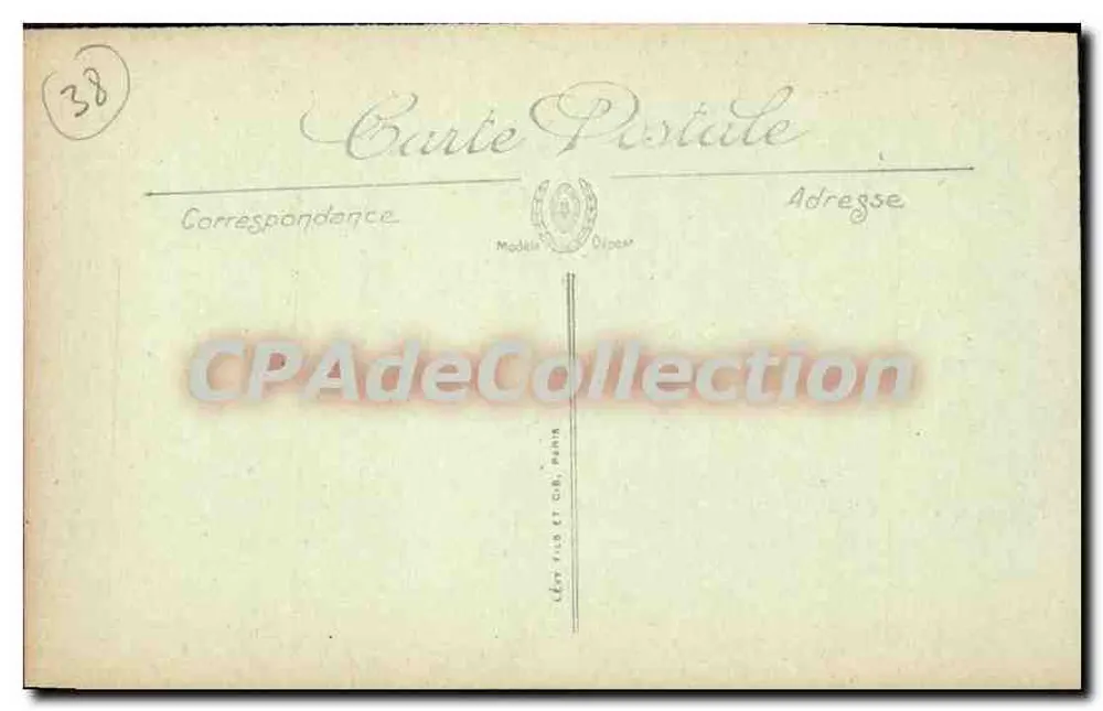 Grenoble — Das Lycée und die Alpenkette — LL. - Rückseite