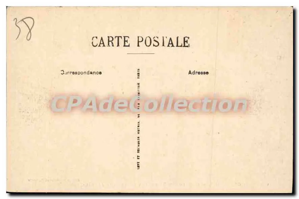 Grenoble — Boulevard Gambetta und Avenue Alsace-Lorraine — Édition des Galeries Modernes LL. - Rückseite