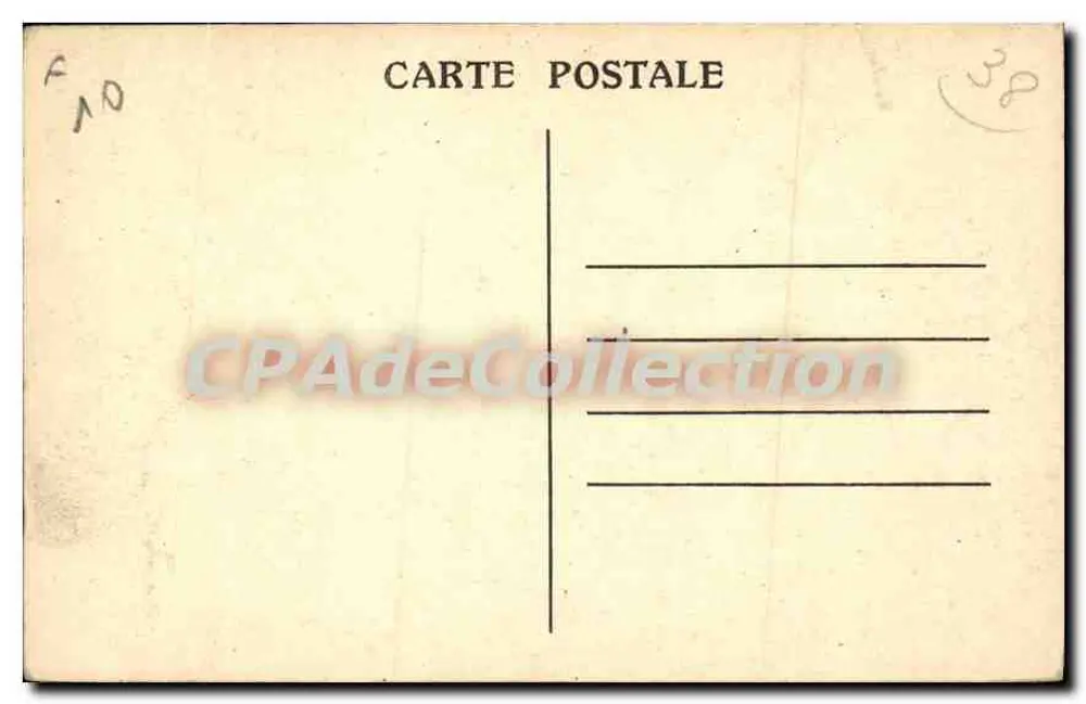 Grenoble 1925 — Internationale Ausstellung zur Braunkohle und Tourismus — Forstbereich — Das Pavillon der Wasser und Wälder - Rückseite