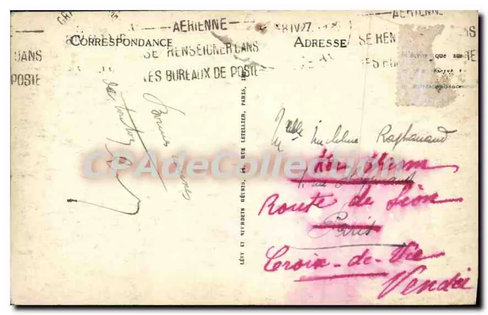 Grenoble — Der Garten des Rathauses — LL - Rückseite