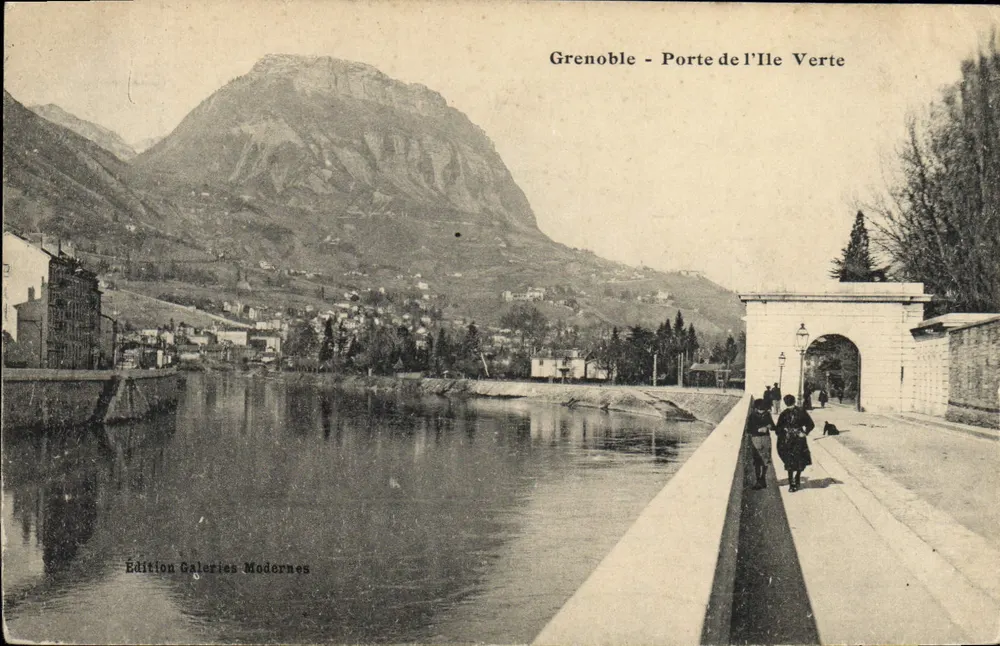 Grenoble - Porte de l'Île Verte — Edição Galeries Modernes - Frente