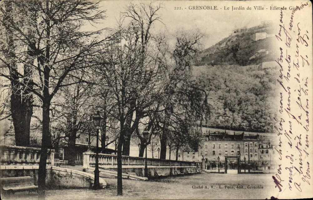 Grenoble - Der Stadtpark - Effet von Gier - Vorderseite