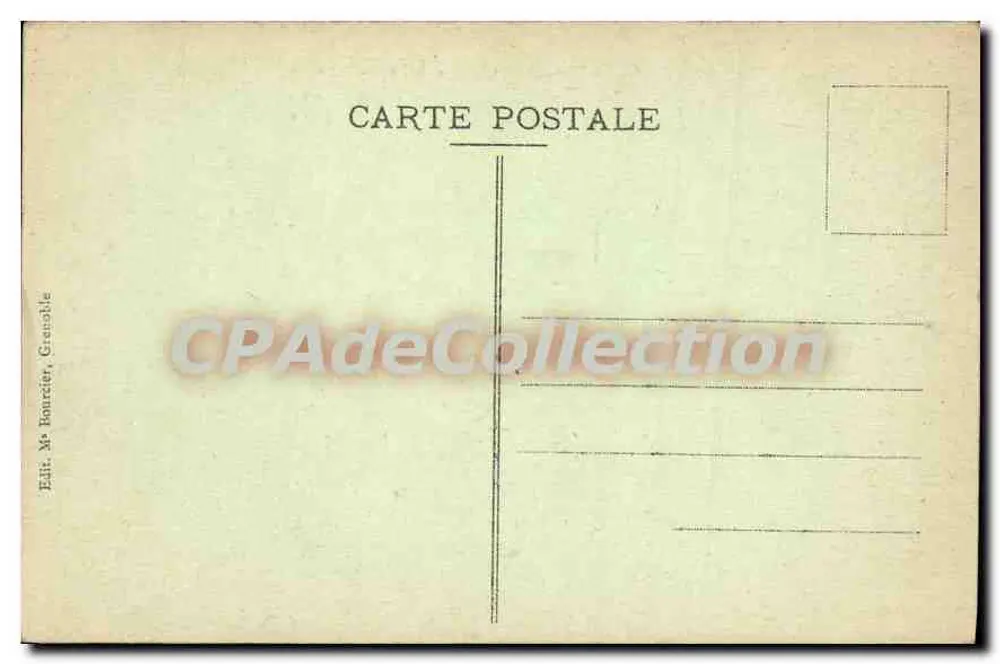 Grenoble - La Tronche, die grüne Insel und die Alpenkette — Verlag Mr. Houretier, Grenoble, Nr. 415 - Rückseite