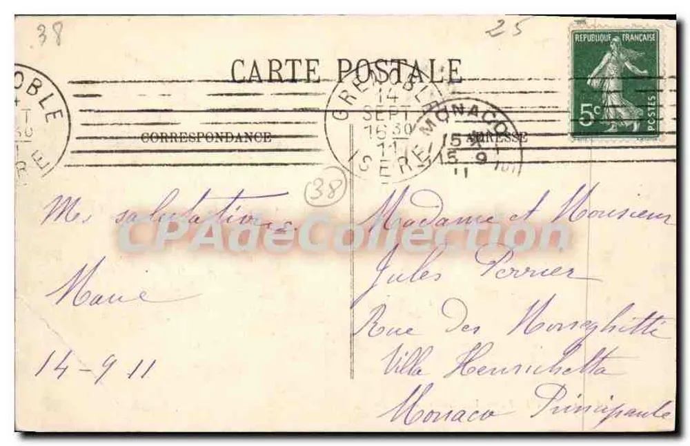 Grenoble — Vista Geral — LL. — n°14 - Verso