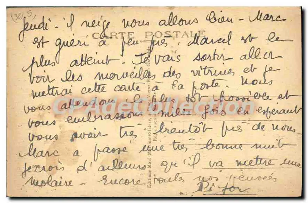 Grenoble — La Route de Lyon - Saint-Martin-le-Vinoux und der Néron — Éditions Maito-Féret, n°36 - Rückseite