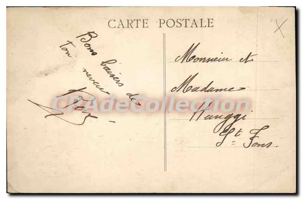 Grenoble - Vista General y las Alpes — Editor desconocido, número de serie no visible - Reverso