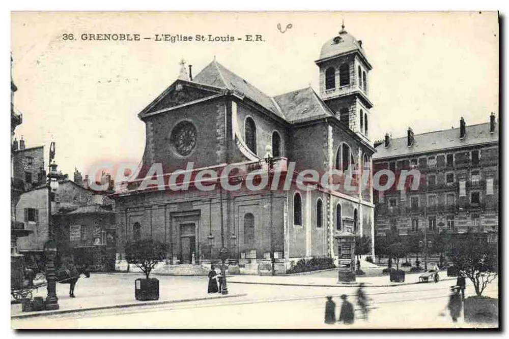 Grenoble — A Igreja de São Luís — E.R. n°36 - Frente