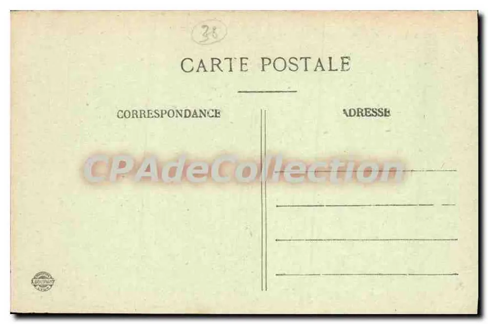 Grenoble — A Igreja de São Luís — E.R. n°36 - Verso