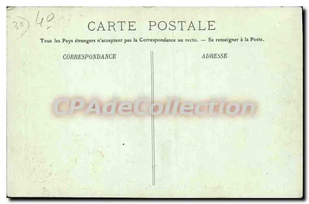Grenoble — Avenida de Alsácia-Lorena — LL. n° 379 - Verso