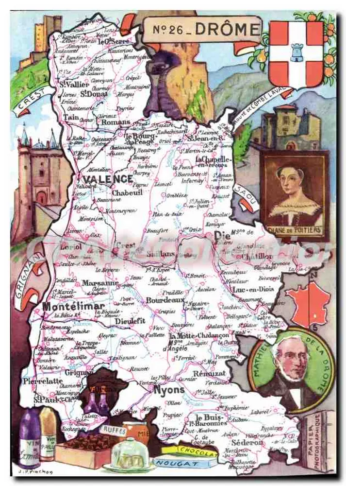 Drôme — Nr. 26 — Verlag J. P. Pinchog - Vorderseite