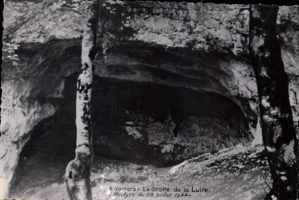 Vercors - A Gruta da Luire — Martírio do 28 de julho de 1944 - Frente