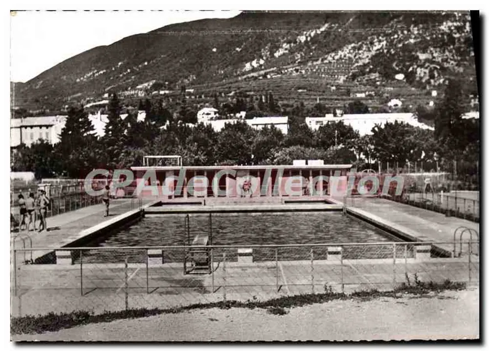 Nyons — A Piscina — Ed. ROUX, Nyons - Frente