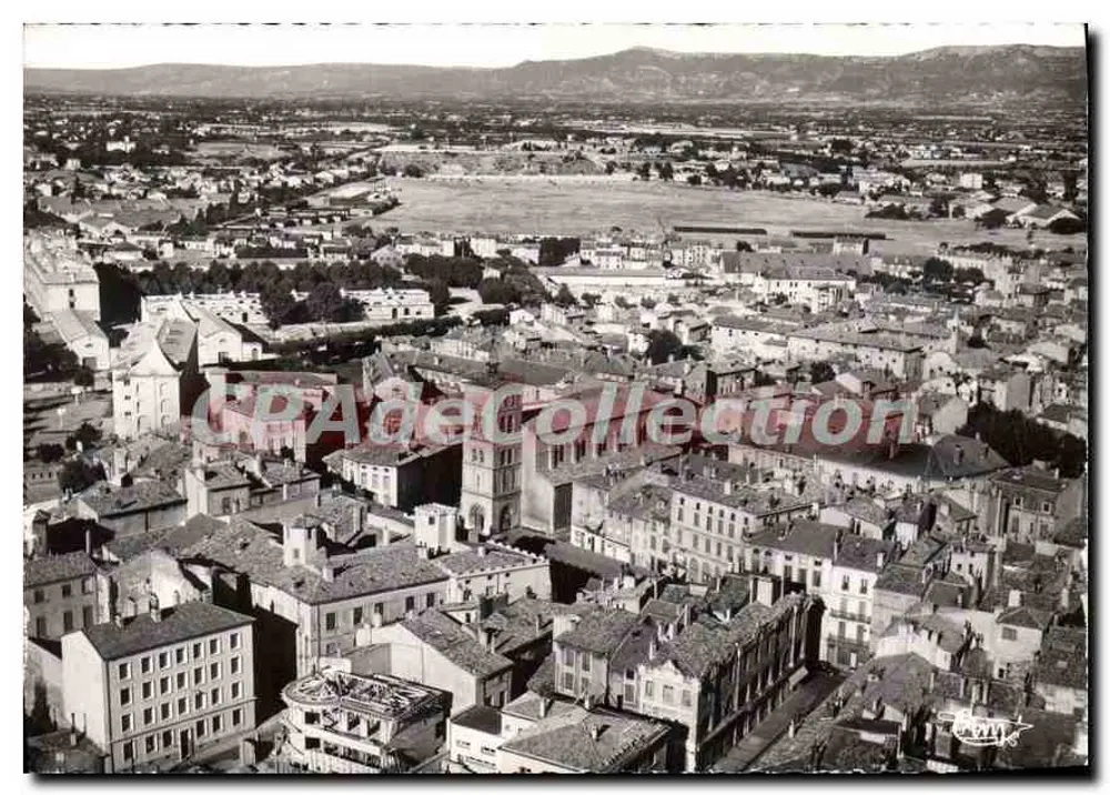 Luftbild von Valence (Drôme) — Kathedrale Saint-Jean und Polygone — Éditions Compier Macon - Vorderseite