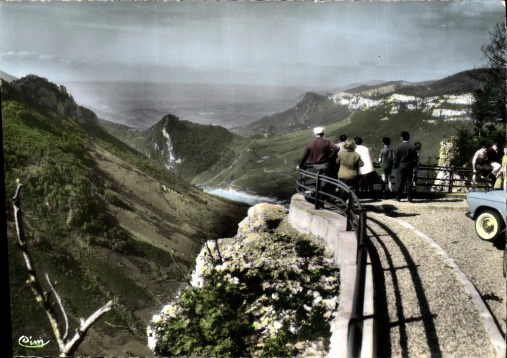 Ansicht des Col de la Bataille — Saint-Jean-en-Royans und Léoncel (Drôme) — Verlag 'Oim' (Signatur sichtbar) - Vorderseite