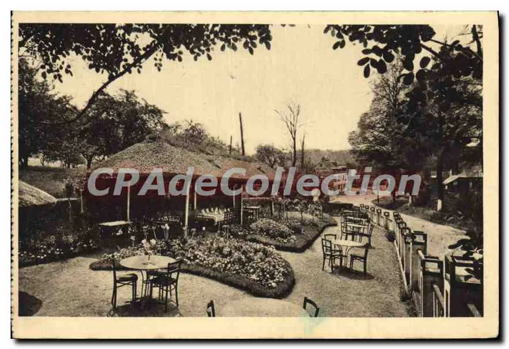 Giardino dell'Hostellerie des Cloches — Corneville-sur-Risle (Eure) — Editore des Cloches - Recto