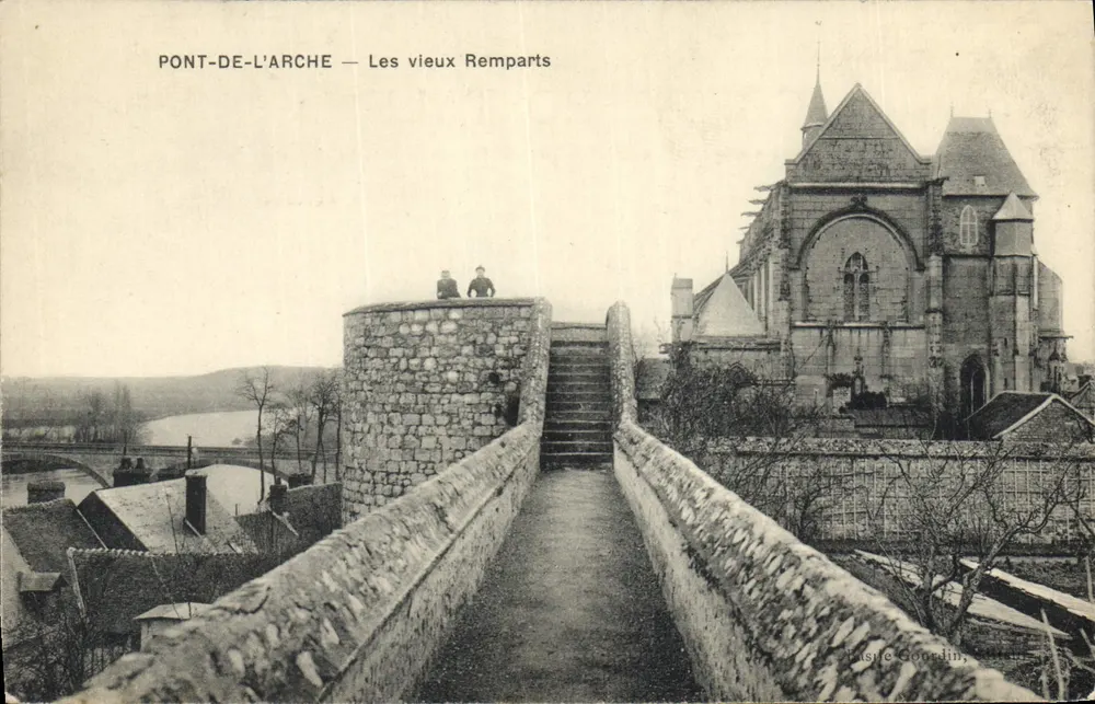 BRÜCKE DER BÖGEN — Die alten Mauern — Verlag Gourdin, nicht sichtbare Serie - Vorderseite