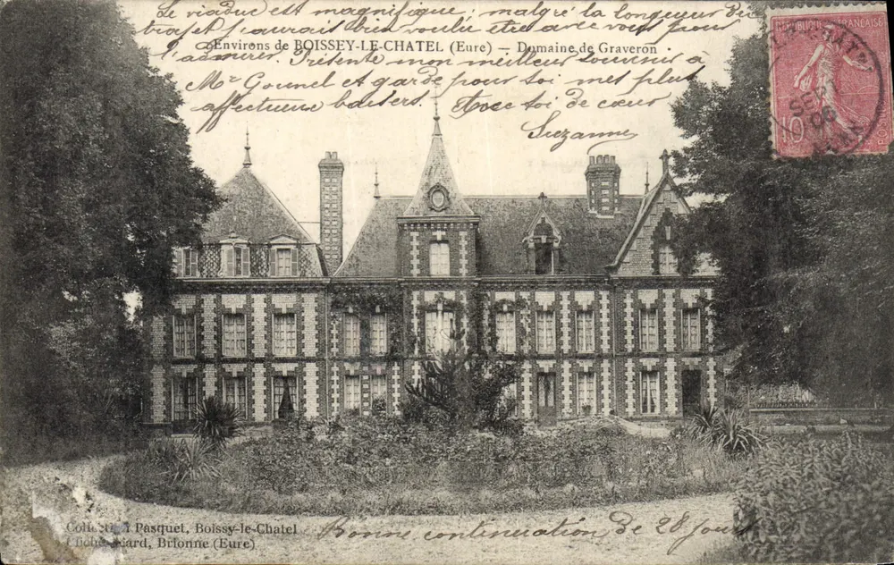 Domaine de Graveron — Omgeving van Boissey-le-Châtel (Eure) — Collectie T. Pasquet - Voorkant