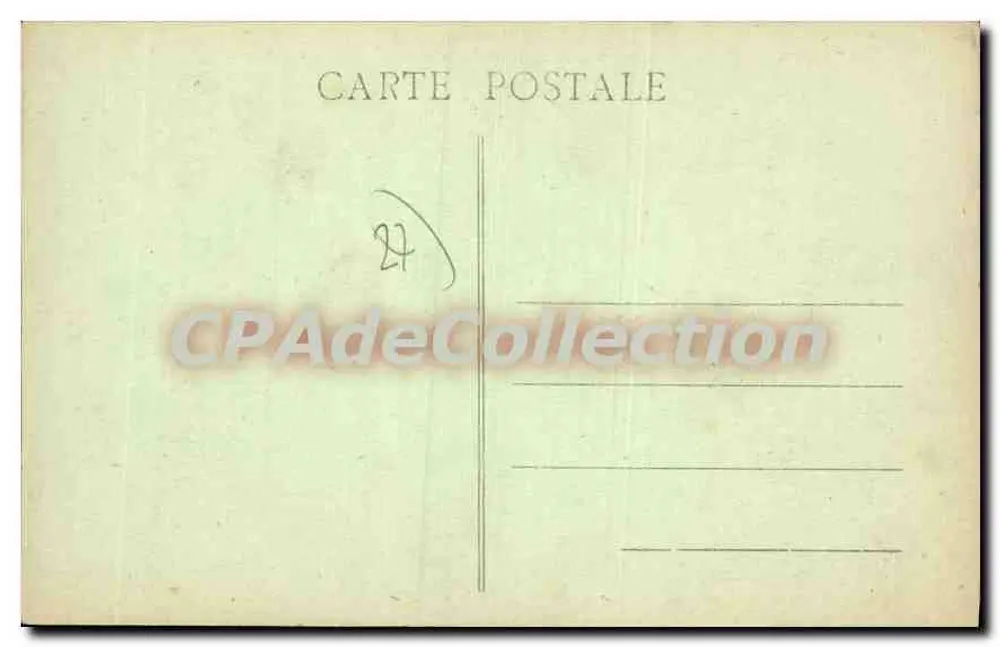 Die Zwei Liebenden, nahe Pont-Saint-Pierre (Eure) — Sage aus der Zeit Karls des Großen — Drucker: Lavergne, Vernon - Rückseite