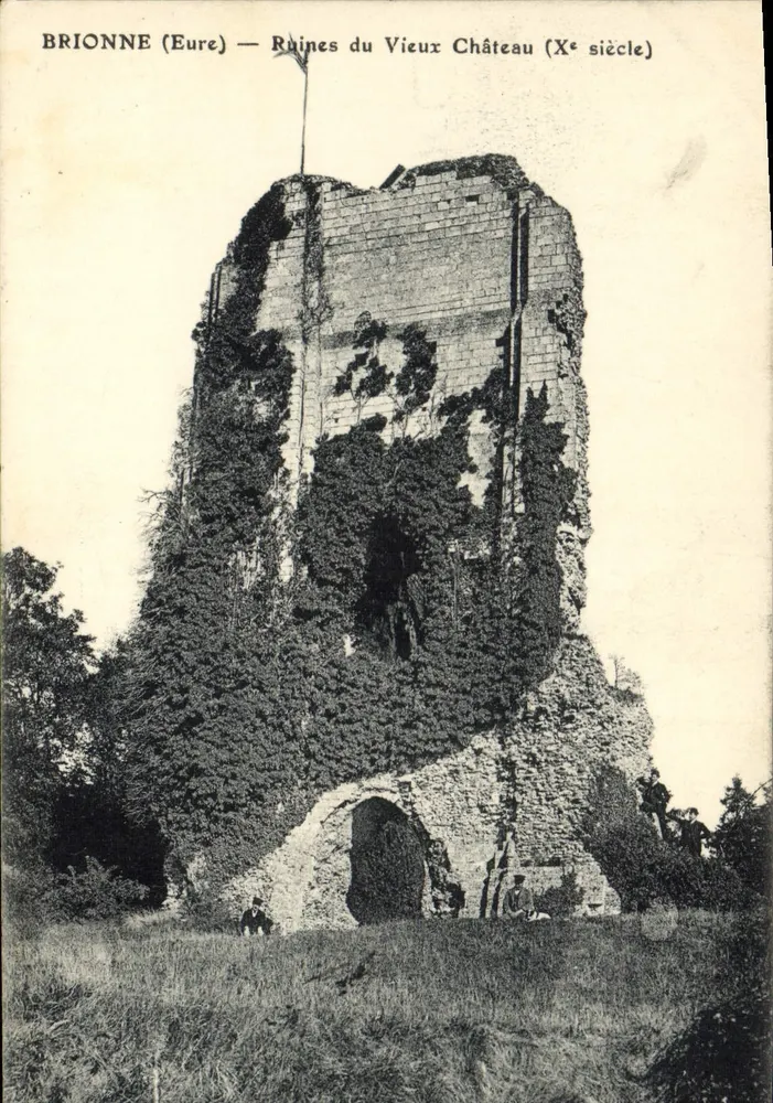 Brionne (Eure) — Ruinas del Viejo Castillo (siglo X) - Anverso