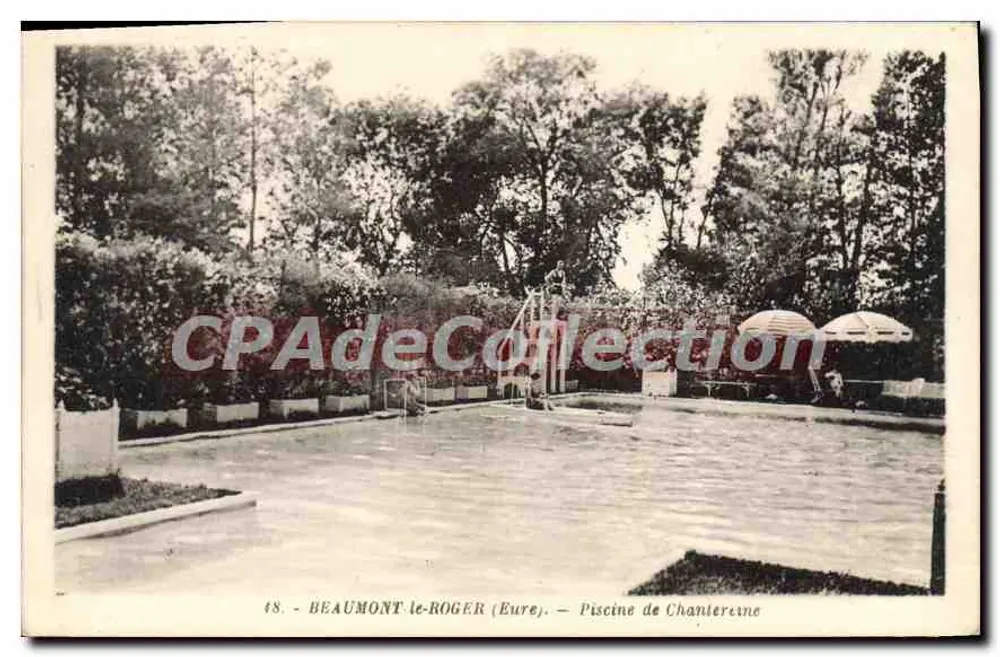Beaumont-le-Roger (Eure) — Piscina di Chanterene — Edizione Durville - Recto