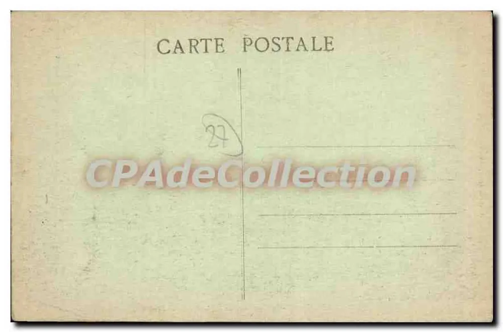 Cocherel (Eure) — La Tumba de M. el Presidente Briand — Foto G. André, Vernon - Reverso