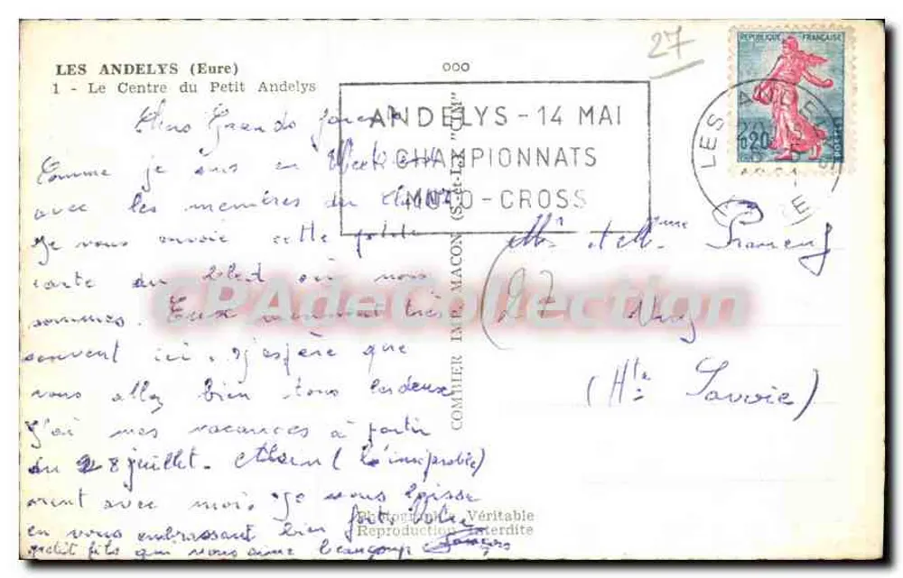 Les Andelys (Eure) — Le Centre du Petit Andelys — Cim - Verso