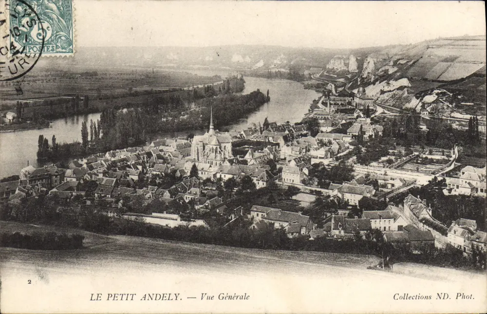 Le Petit Andely — Vista Geral — Coleções ND. Fot. - Frente