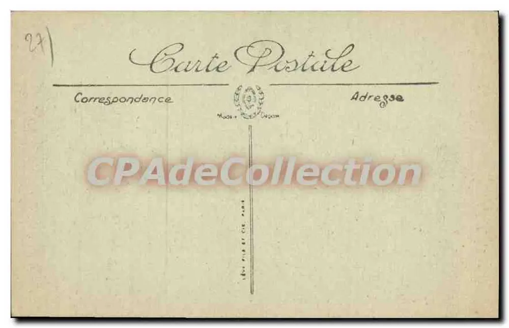 Les Andelys — O Jardim Público — LL. n°17 - Verso