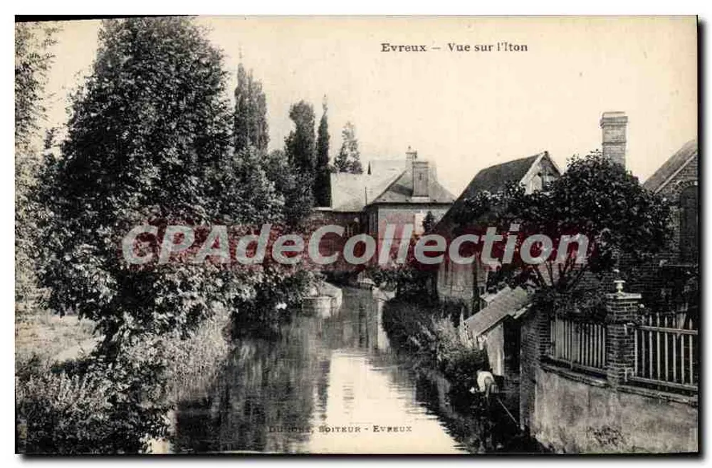 Evreux — Vista sobre o Iton — Duchesne, Boiteur - Evreux - Frente