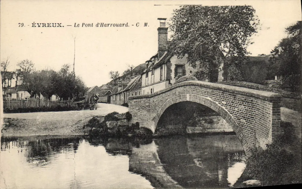 Évreux — O Pont de Harrouard — C. M. - Frente
