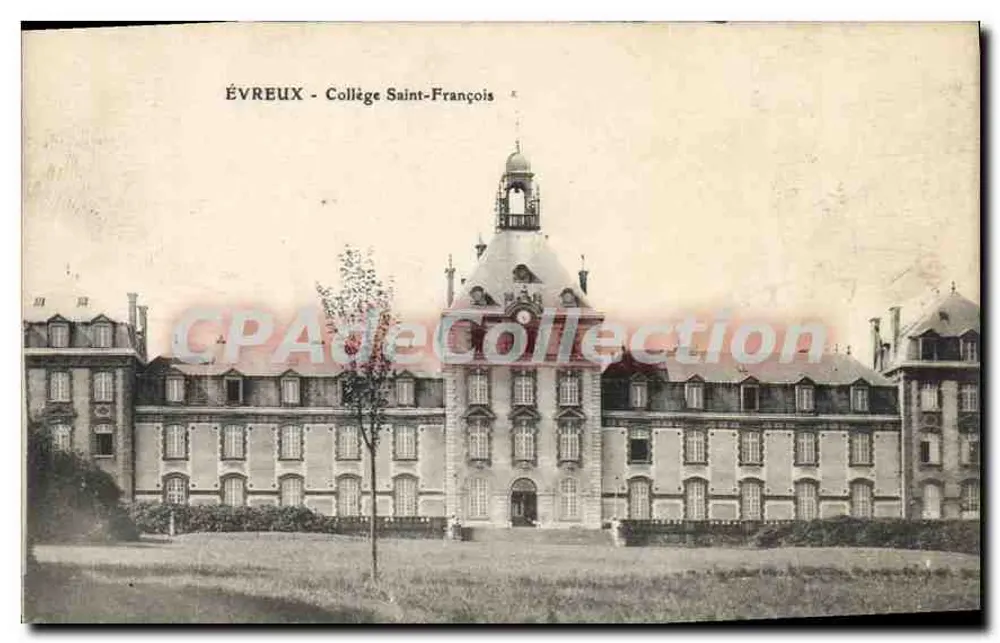 Évreux - Colégio Santo Francisco — editor desconhecido, número de série não visível - Frente