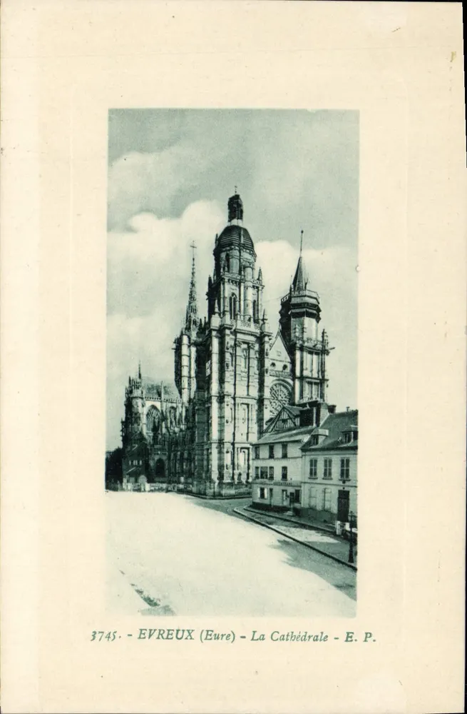 Evreux (Eure) — A Catedral — E.P. n°3745 - Frente
