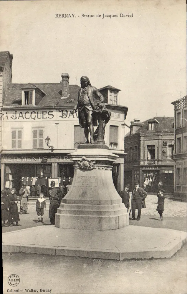 Bernay - Estátua de Jacques Daviel — editor Ghos Abac, série Coleção Walter - Frente