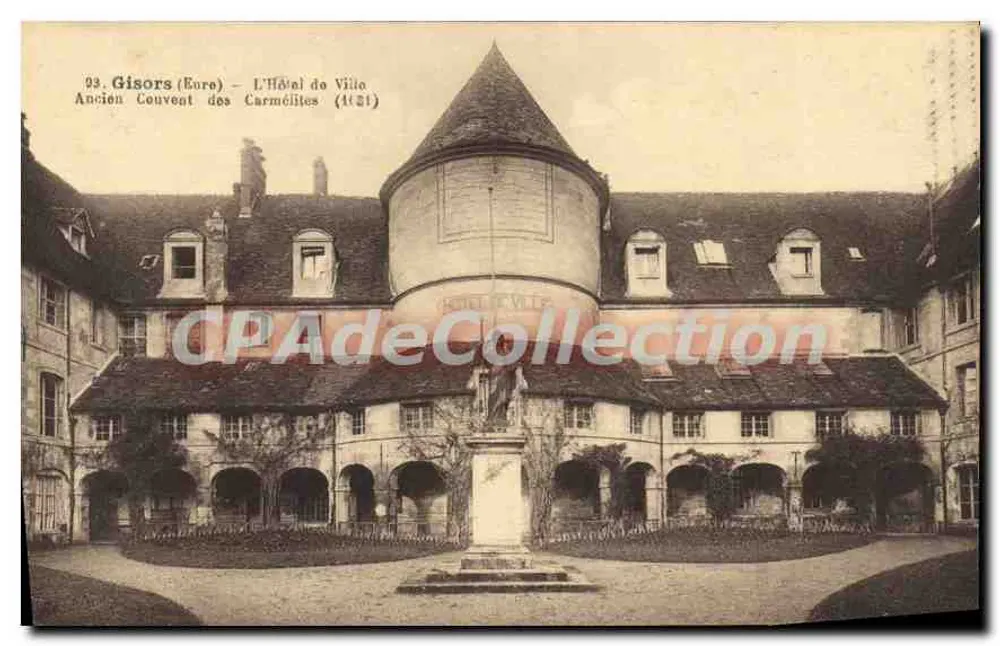 Gisors (Eure) — Das Rathaus, ehemaliges Carmeliterkloster (1421) — L. Tournant - Vorderseite