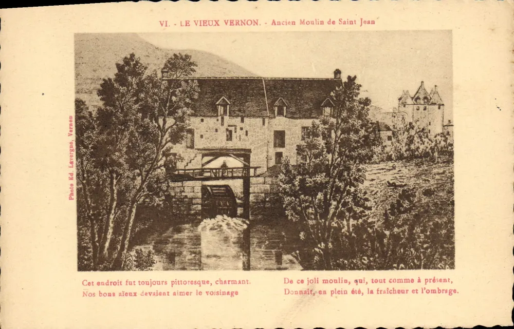 Alt Vernon - Das alte Mühle Saint Jean — Photo Ed. Lavergne, Vernon - Vorderseite