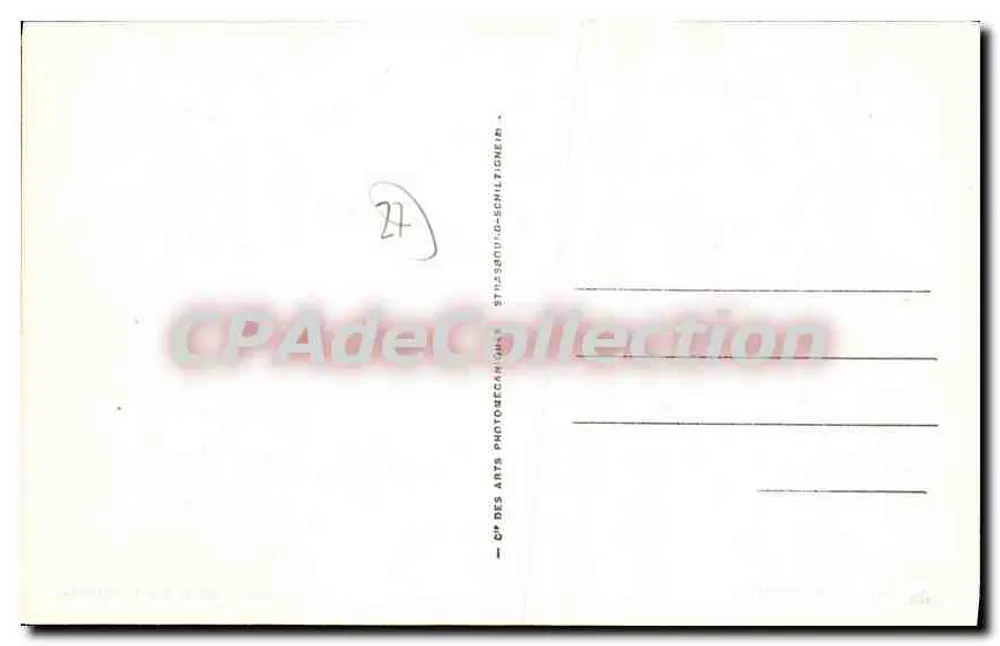 Louviers — O Square dos Penitentes — CPAdeCollection - Verso