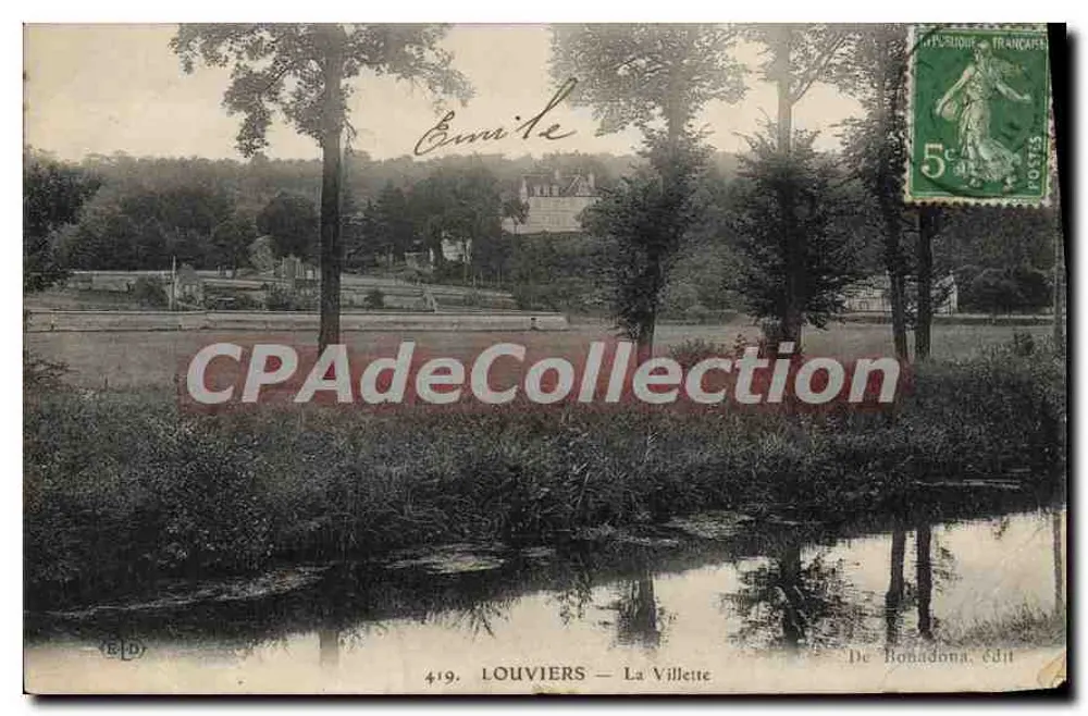 Louvières — A Villette — De Bonadona, editor - Frente