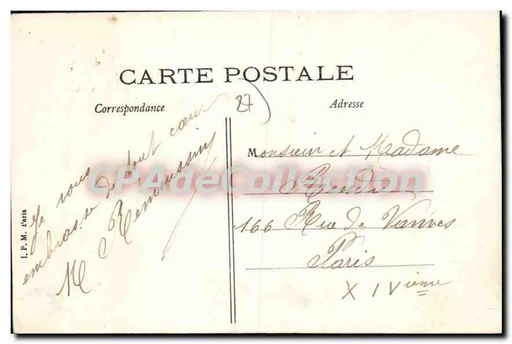 Louvières — Castelo de Saint-Hilaire — CPAdeCollection - Verso
