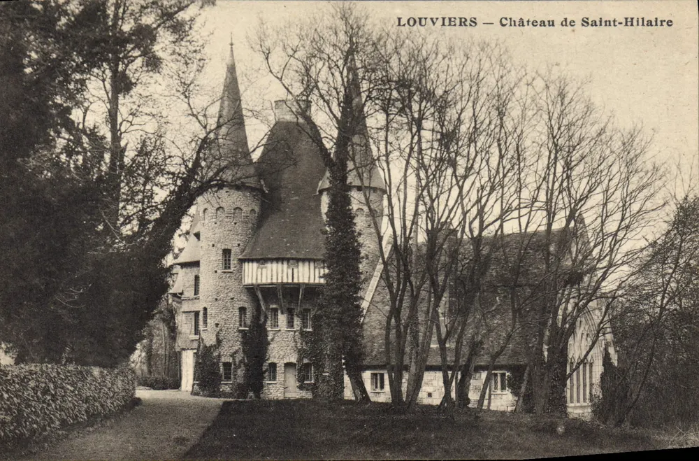 Louvières — Castillo de Saint-Hilaire — Editor no identificado, número de serie no visible - Anverso