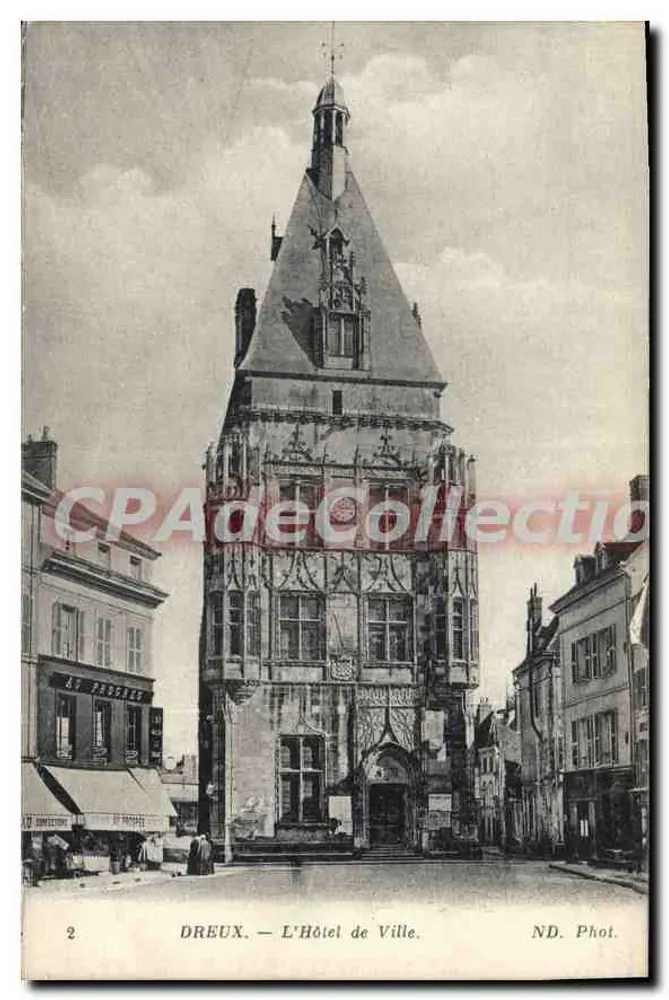 Dreux — O Hotel de Ville — ND. Fot. - Frente