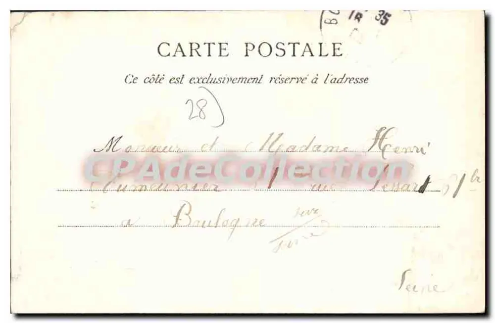 Bonneval — Les Fossés — CPAdeCollection - Verso